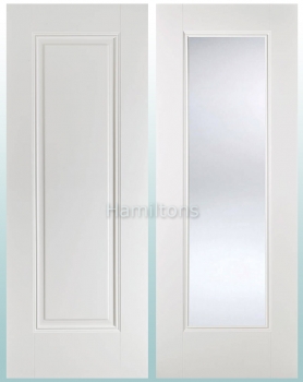 LPD Premium White Eindhoven Solid Panel Doors and Glazed Doors