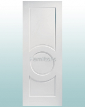 LPD Premium White Montpellier Solid Panel Doors