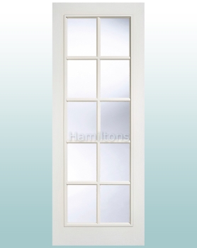 LPD White SA Glazed 10 Light Doors