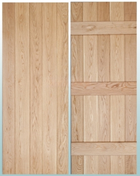 Woodland Prime Grade Solid Oak Butt and Bead Ledge Doors