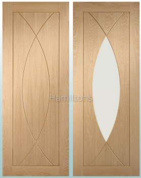 XL Joinery Oak Pesaro Panel Doors And Matching Glazed Doors