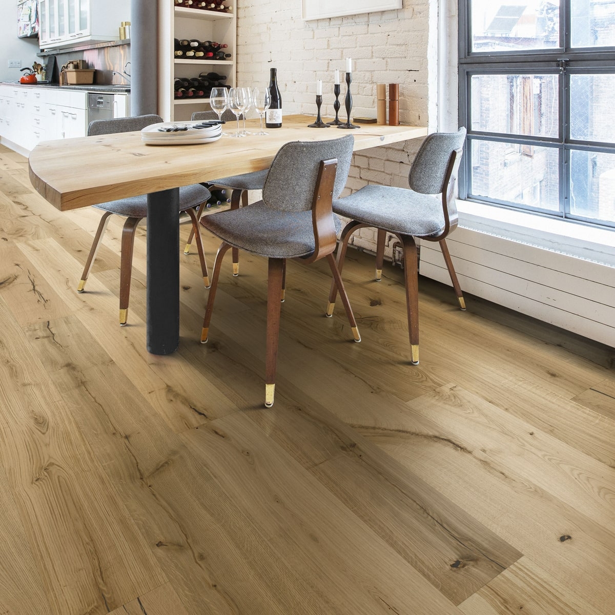 Kahrs European Oak Montafon Nature Engineered Wood Flooring