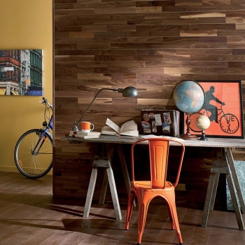 Panaget Bois Mural US Walnut Natural Oil Wall Panelling