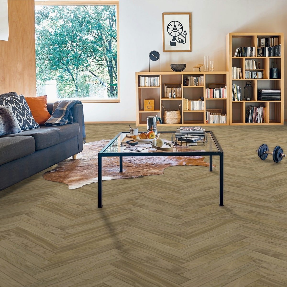 Woodland French Oak Bordeaux 12 x 90mm Herringbone Parquet