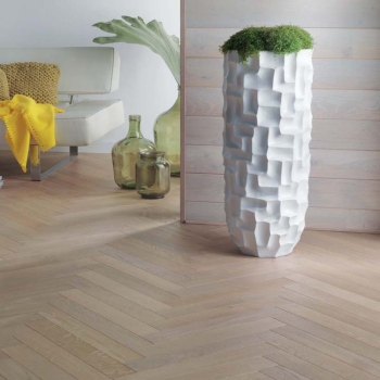 Panaget Classic-Authentic French Oak Linen 12 x 90mm Herringbone Parquet