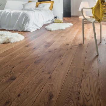 Panaget Sonate Origine Cuir 140mm Solid French Oak Flooring With Aged Bevel Edge