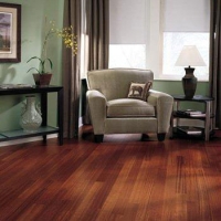 Tarkett Merbau 14mm 1-strip Satin Lacquer. Last 2.34m²