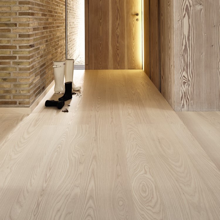Boen Live Pure Ash White Andante 138mm Engineered Wood Flooring Save