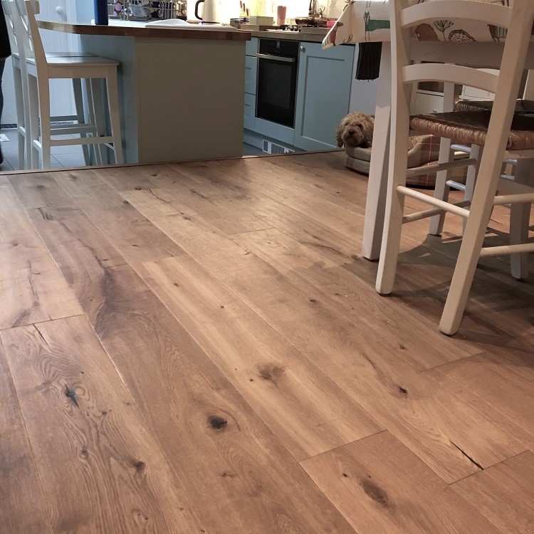 Installed using Kahrs Domani Oak Bronzo 15mm Engineered Wood Flooring