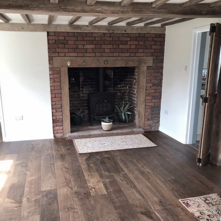 Installed using Kahrs Artisan Oak Earth Oiled Engineered Wood Flooring