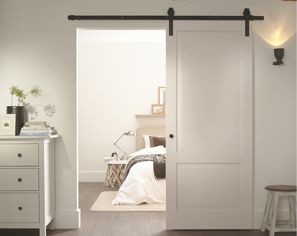 Forged Steel Sliding Door Hardware Kits For Single Door French